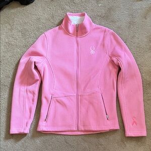 Spyder Women's Pink full zip fleece